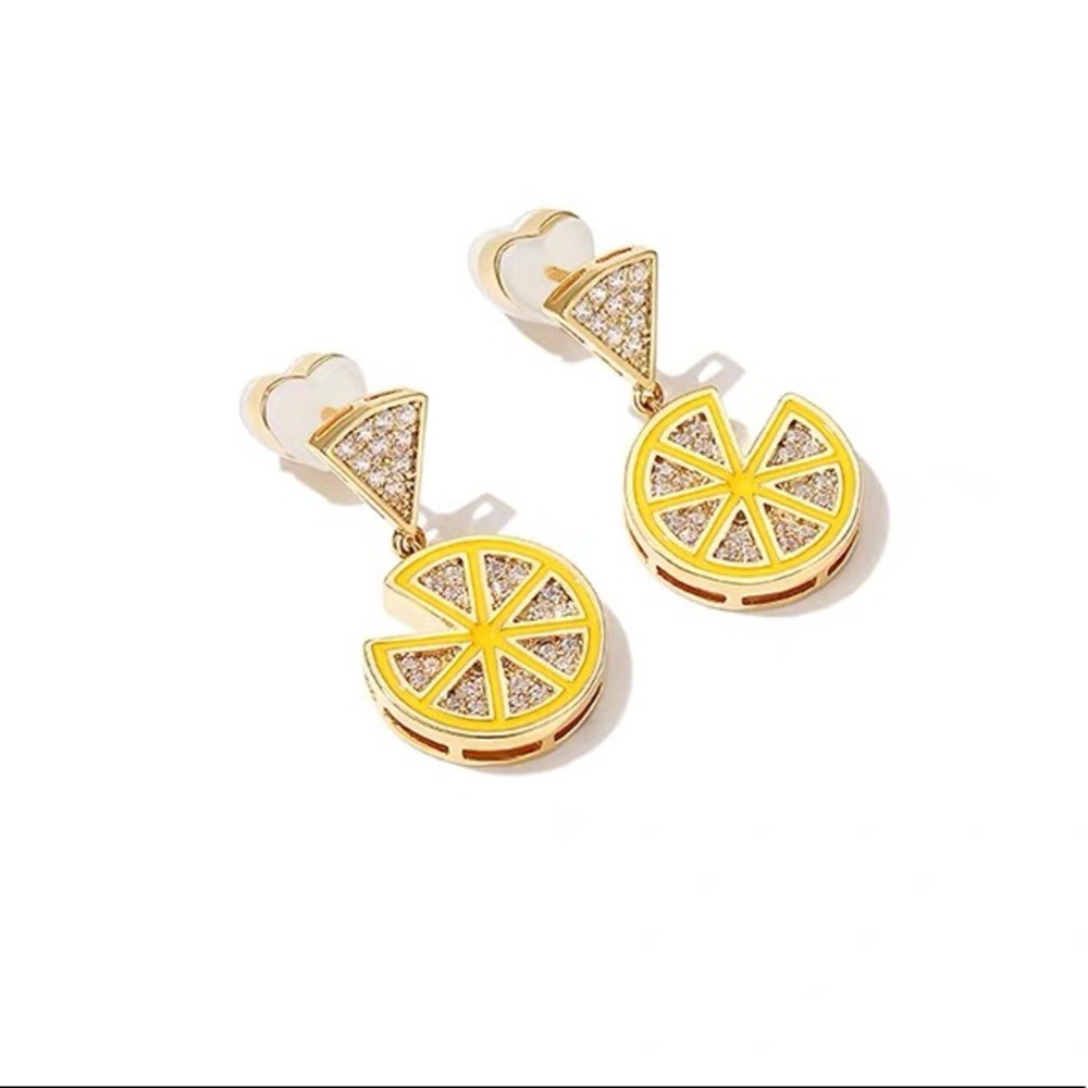 Lemon earrings